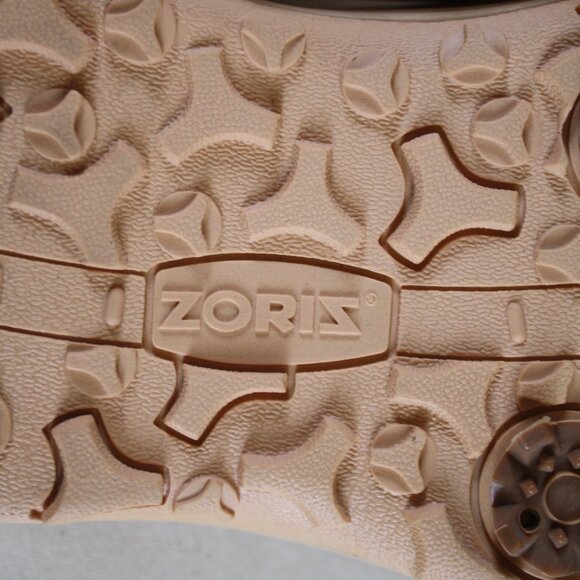 Zoris Colligate Series Golf Sandles Tan w Florida Gator Logo Men's size 6 NWOT - Picture 4 of 5